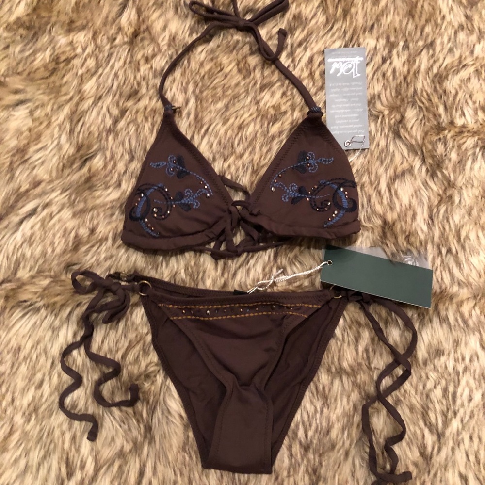 NWT 1 Sol Bikini Expresso